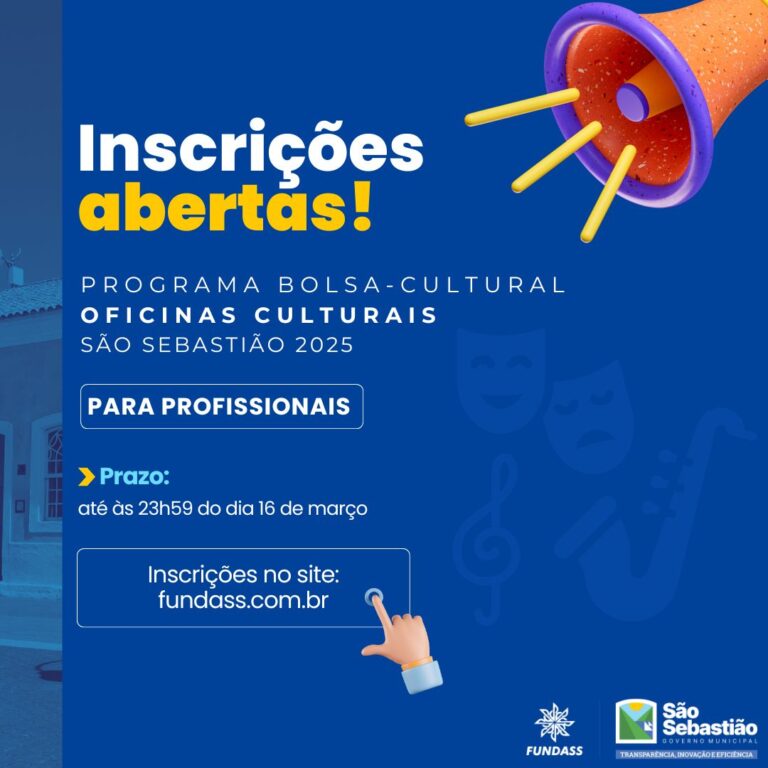 Fundass Abre Inscri Es Aos Profissionais Da Arte Para O Projeto