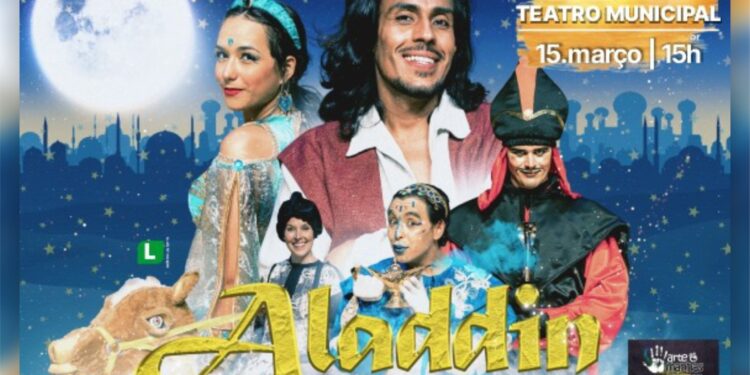 Fundass apresenta “Aladdin” no Teatro Municipal com efeitos mágicos e trilha sonora autoral
